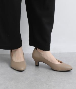 【REGETA Femstyle】ポインテッドトゥ　ヒールパンプス(ベージュ-225)