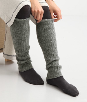 ツリーレッグウォーマー(グレー-ONESIZE)