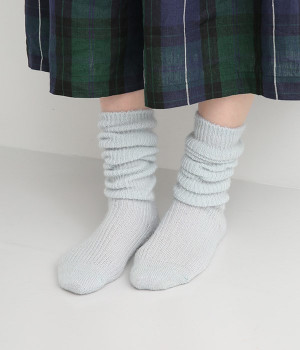 パステルソックス(ライトブルー-ONESIZE)