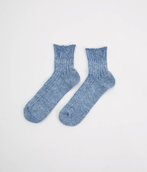 シャインソックス(ブルー-ONESIZE)