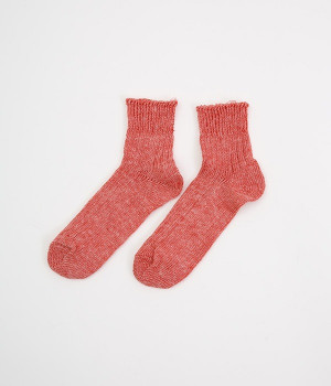 シャインソックス(レッド-ONESIZE)