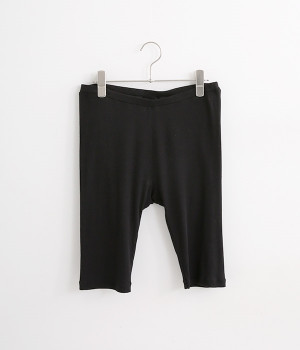 【Cion】コットンライトオーバーパンツ(ブラック-ONESIZE)