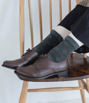 ドットセパレートソックス(グレー-ONESIZE)