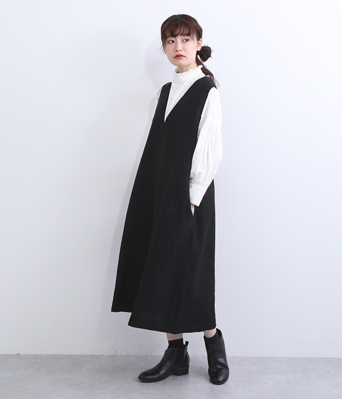 Cion】リネンVネックワンピース｜French Bull（フレンチブル）の商品詳細