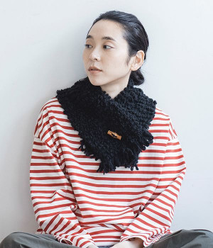 シープミニマフラー(ブラック-ONESIZE)