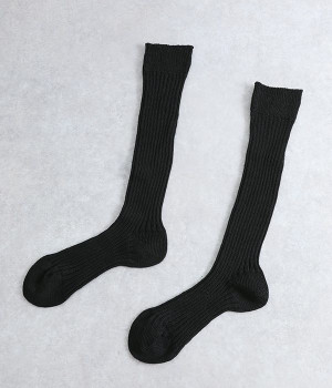 ルナハイソックス(ブラック-ONESIZE)