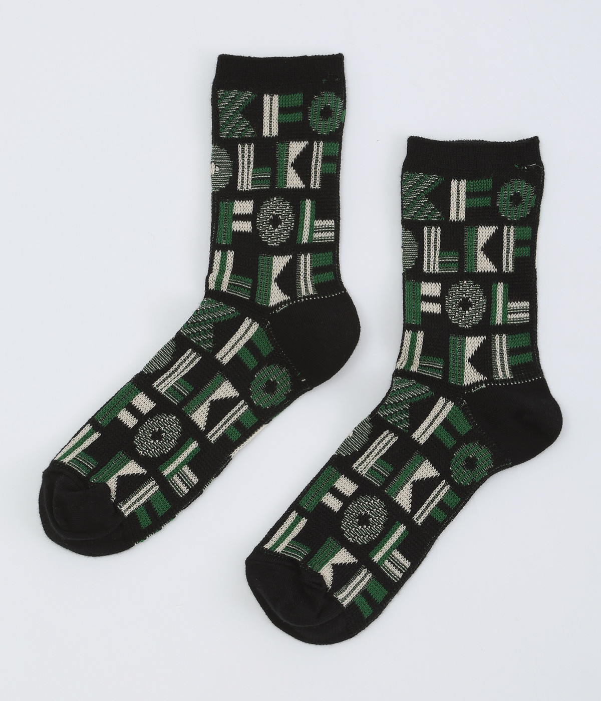 フォークソックス(ブラック-ONESIZE)