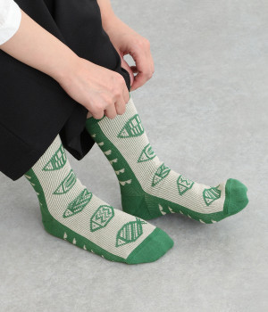 フィッシュソックス(グリーン-ONESIZE)