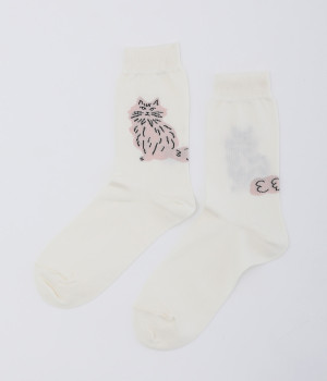 メルシーソックス(オフホワイト-ONESIZE)