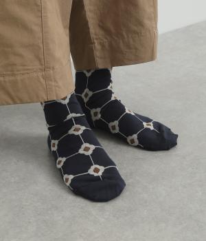 タイルソックス(ネイビー-F)