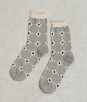 タイルソックス(グレー-F)