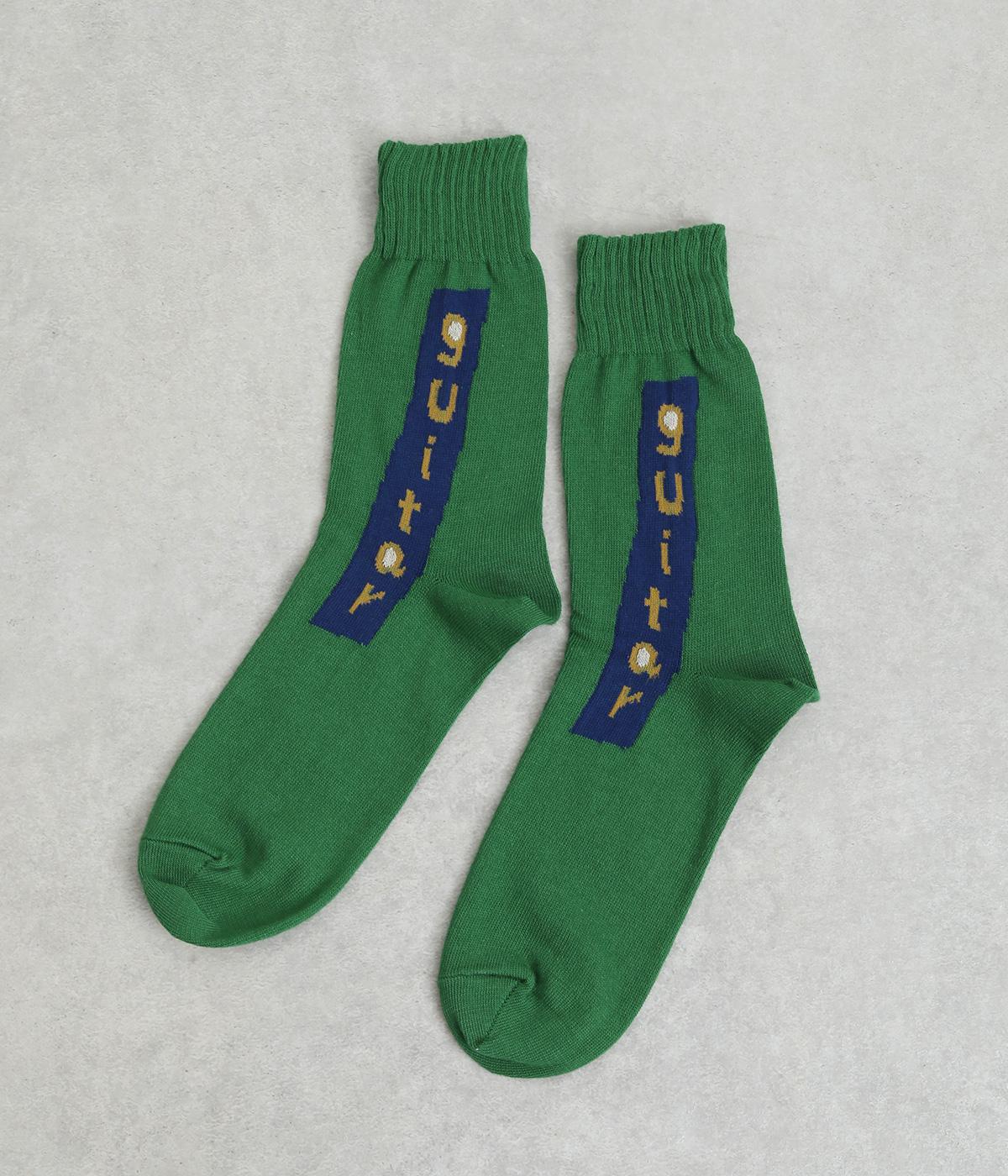 ギターソックス(グリーン-F)