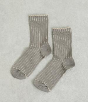 リーニュソックス(グレー-F)