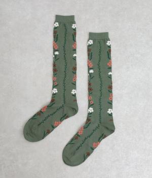 シェノンソックス(ダークグリーン-F)