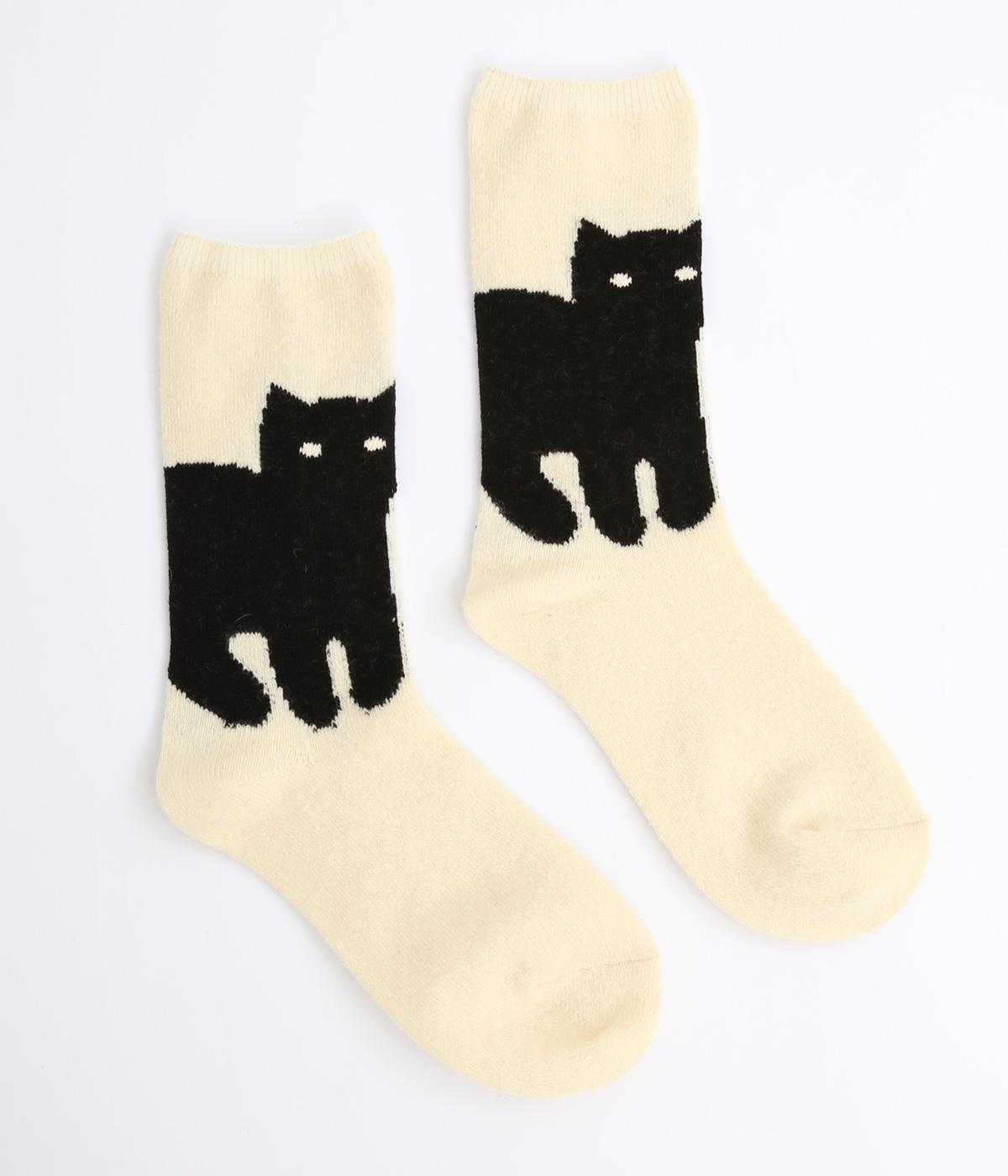 シャトンソックスwinter(オフホワイト-F)