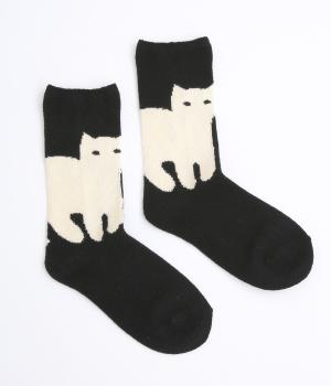 シャトンソックスwinter(ブラック-F)