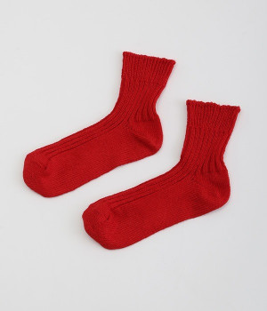 サニーソックス(レッド-ONESIZE)