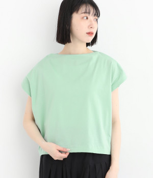 【Cion】コットンミニマルTシャツ(ミント-ONESIZE)