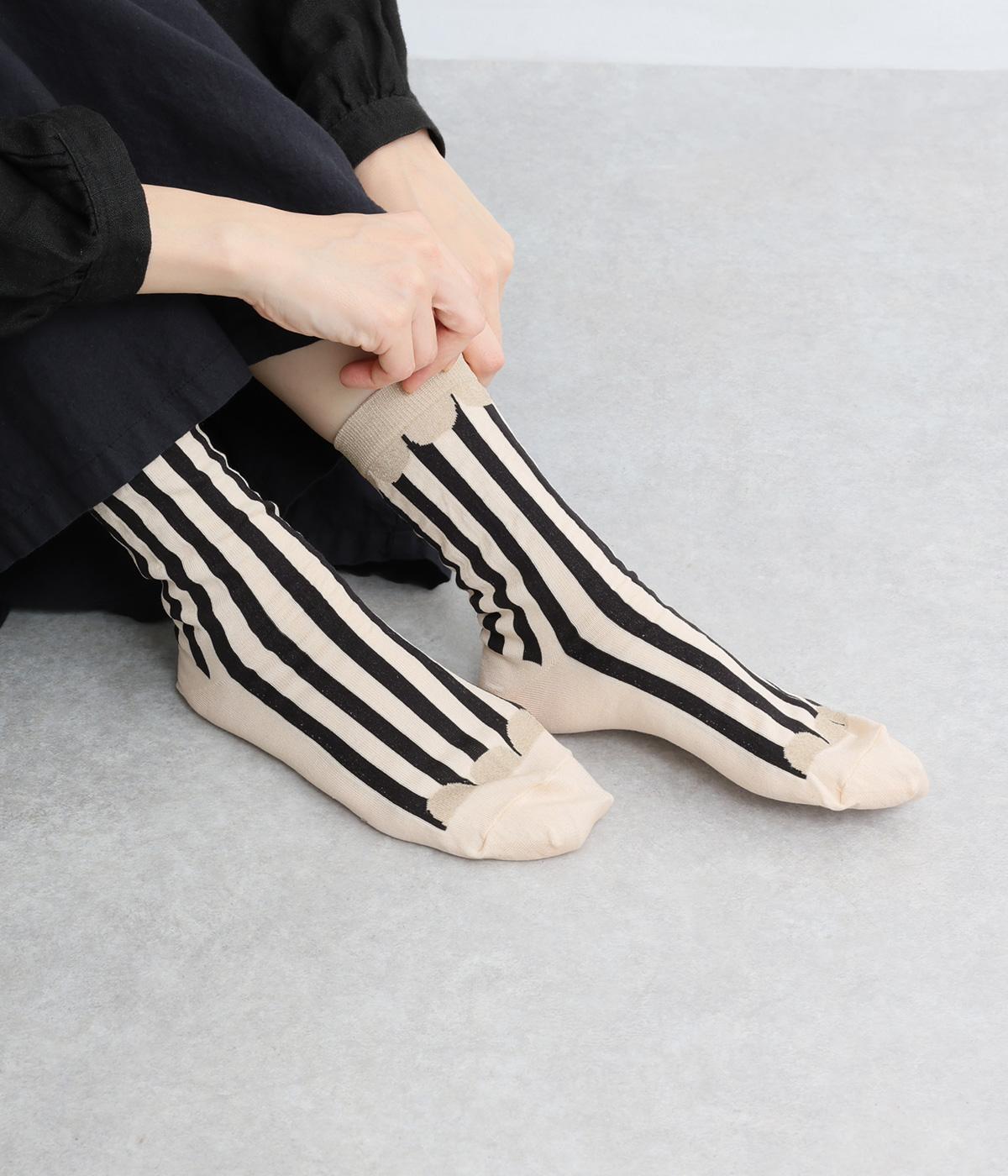 スヴニールソックス(クリーム-F)