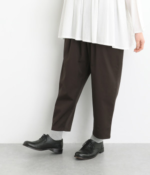 ツイル ラクチンパンツ(チャコール-ONESIZE)