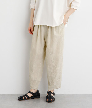 オーガニックコットン リラックスパンツ(キナリ-ONESIZE)