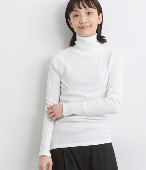コットン テレコタートルプルオーバー(ホワイト-ONESIZE)