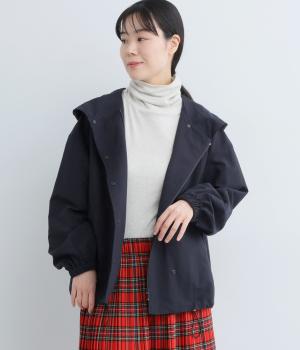 スタナータッサーフードブルゾン(ネイビー-F)