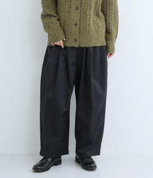 コットンツイルラスターエアーフローオーバルパンツ(ネイビー-F)