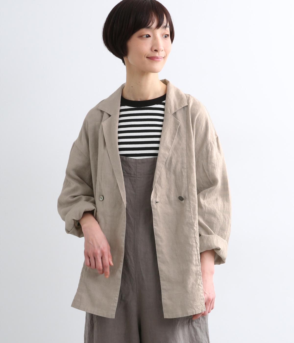 フレンチリネンジャケット(キナリ-F)
