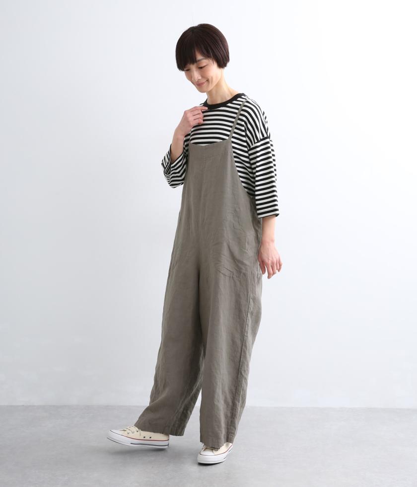 フレンチリネンサロペット