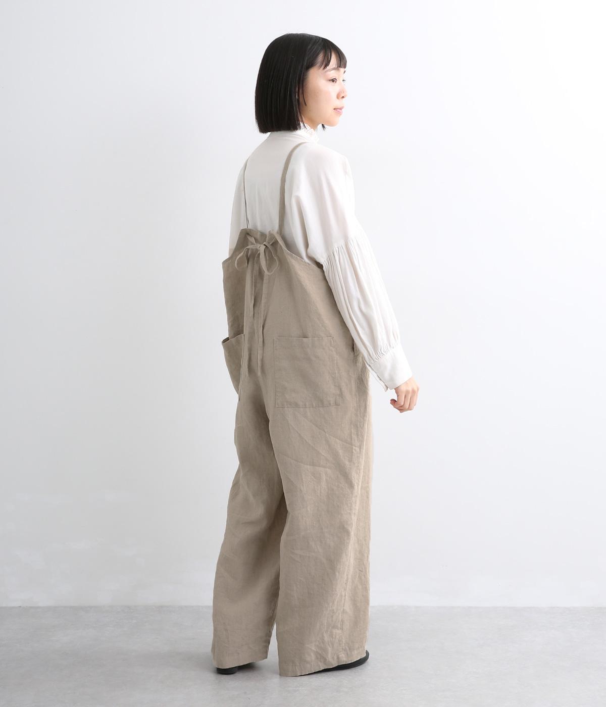 フレンチリネンサロペット(キナリ-F)