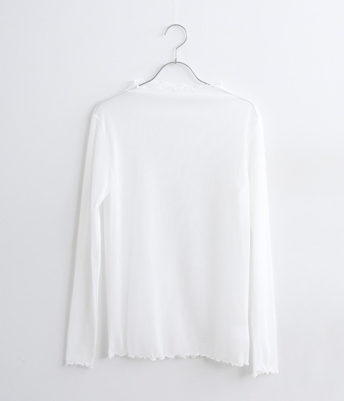 ポリウレタンサモーラパワーネットチュールショートネック(オフホワイト-F)