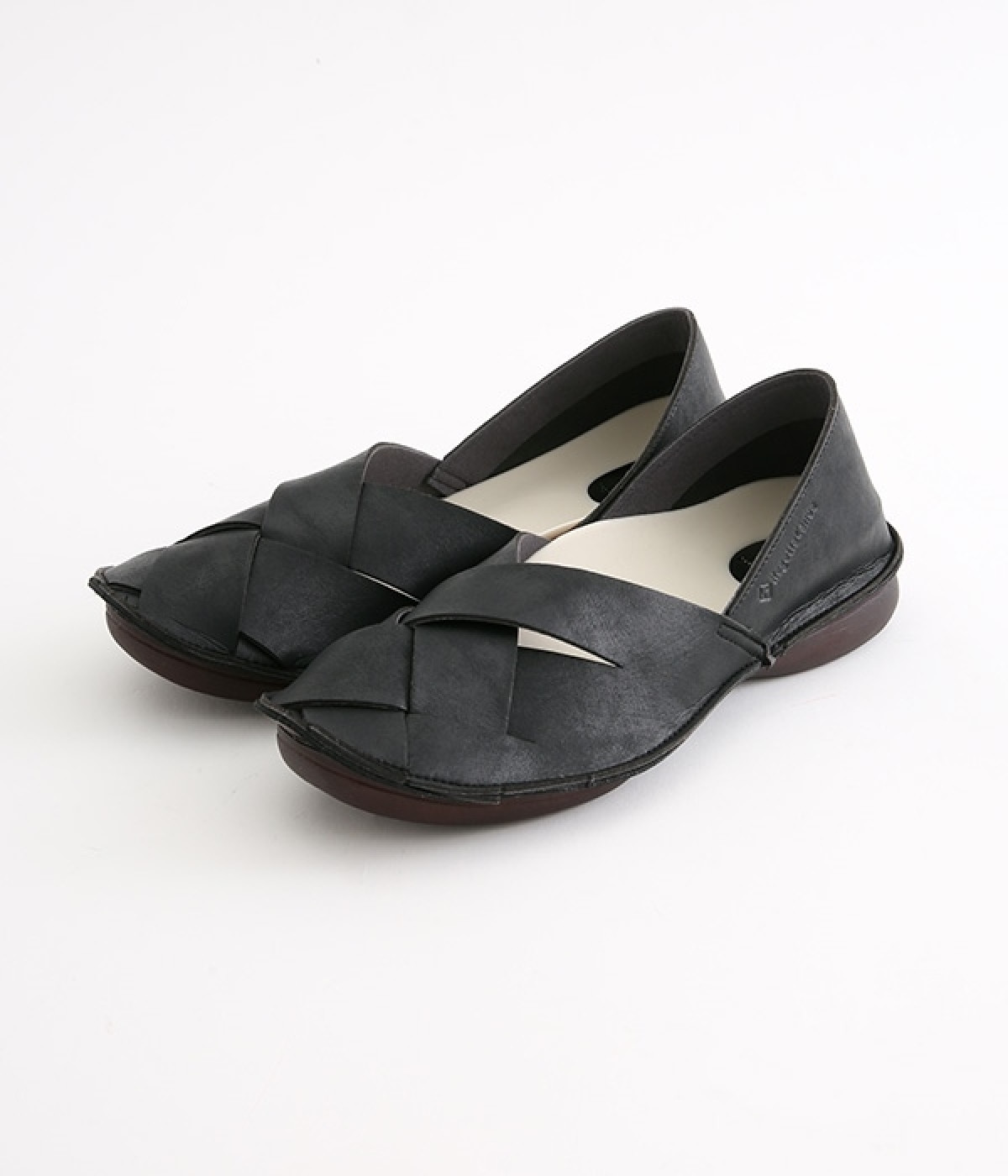 バブーシュソール　メッシュシューズ(ブラック-S)