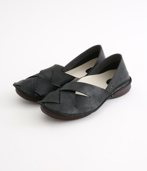 バブーシュソール　メッシュシューズ(ブラック-S)