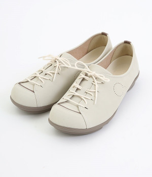 ロゴレースアップアップシューズ(アイボリー-L)