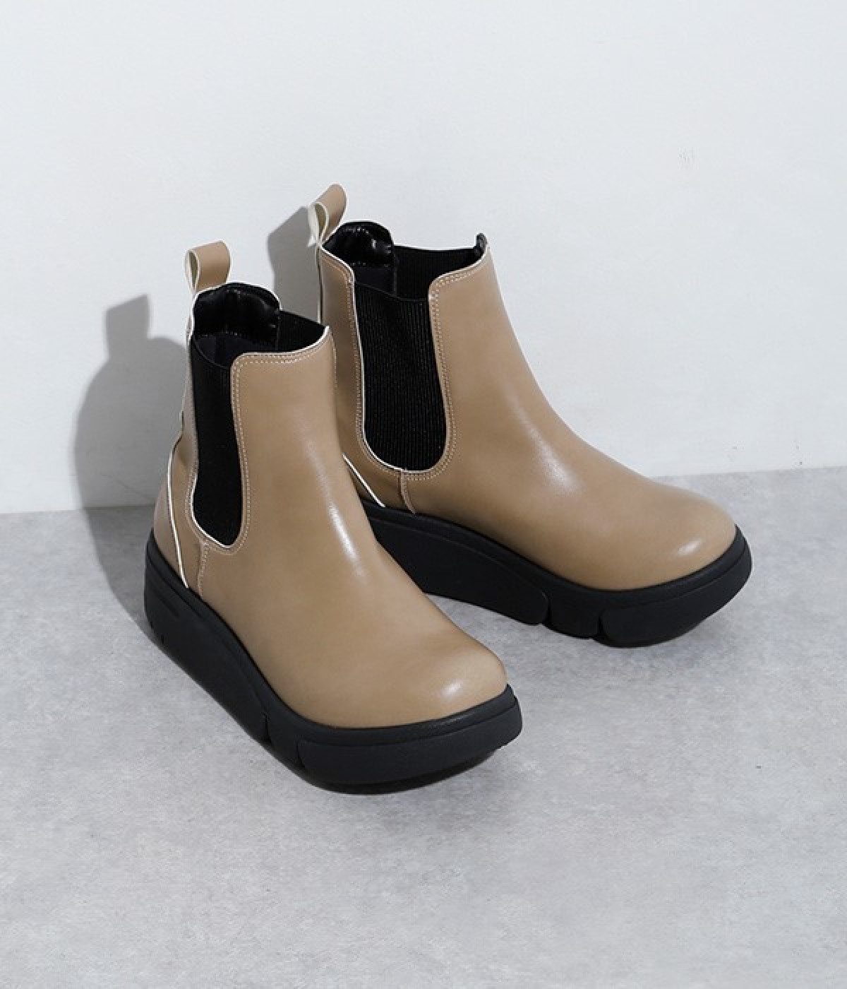 晴雨兼用サイドゴアブーツ(オーク-M)