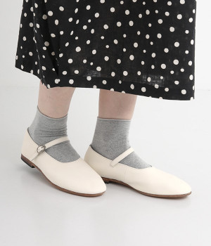 ストラップシューズ(ホワイト-36)