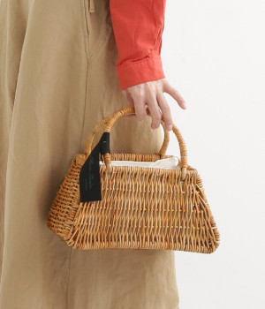 ラタン内布つきカゴバッグ(カラー1-ONESIZE)