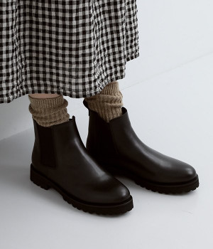 サイドゴアブーツ(ブラック-36)