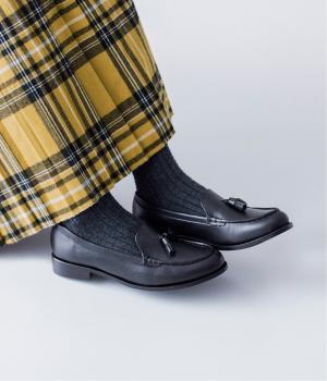 タッセルローファー(ブラック-36)