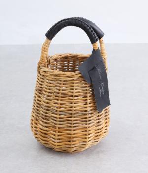 サンボレザーハンドル　カゴバッグ(カラー1-F)