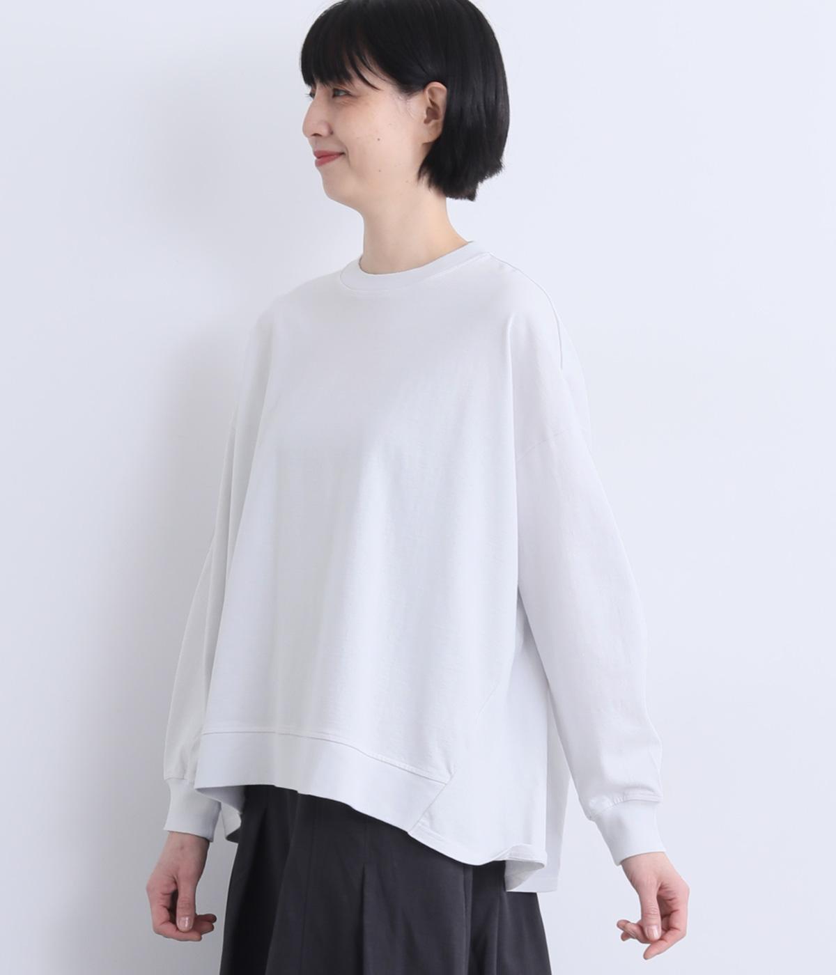 アメリカンドライ天竺コットンバックタックプルオーバー(ミスト-F)