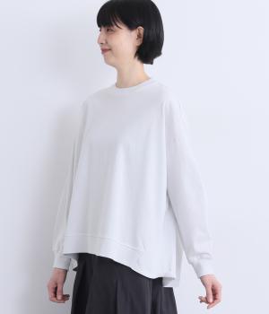 アメリカンドライ天竺コットンバックタックプルオーバー(ミスト-F)