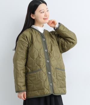 ミリタリーキルトキルティングジャケット