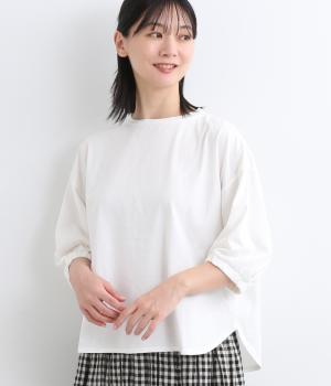 コットンサイロ天竺バックセンターピンチプルオーバー(オフホワイト-F)