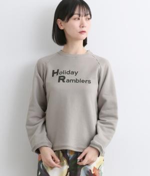 コットンユースフル裏毛ラグランプルオーバー