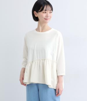 ギャザーフリルプルオーバー