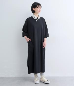 サイドスリットプルオーバーワンピース