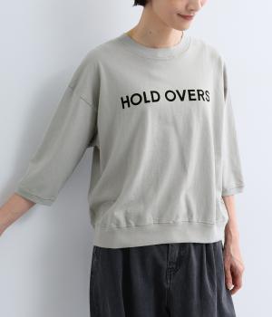 [日本製]　ロゴリブTee<HOLD OVERS>（グレー・F）