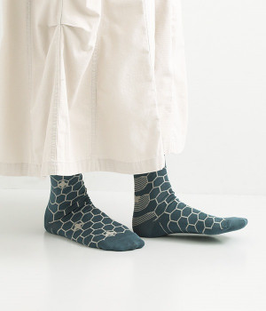 ビーソックス　シルケット仕上げ(クラウド-L)